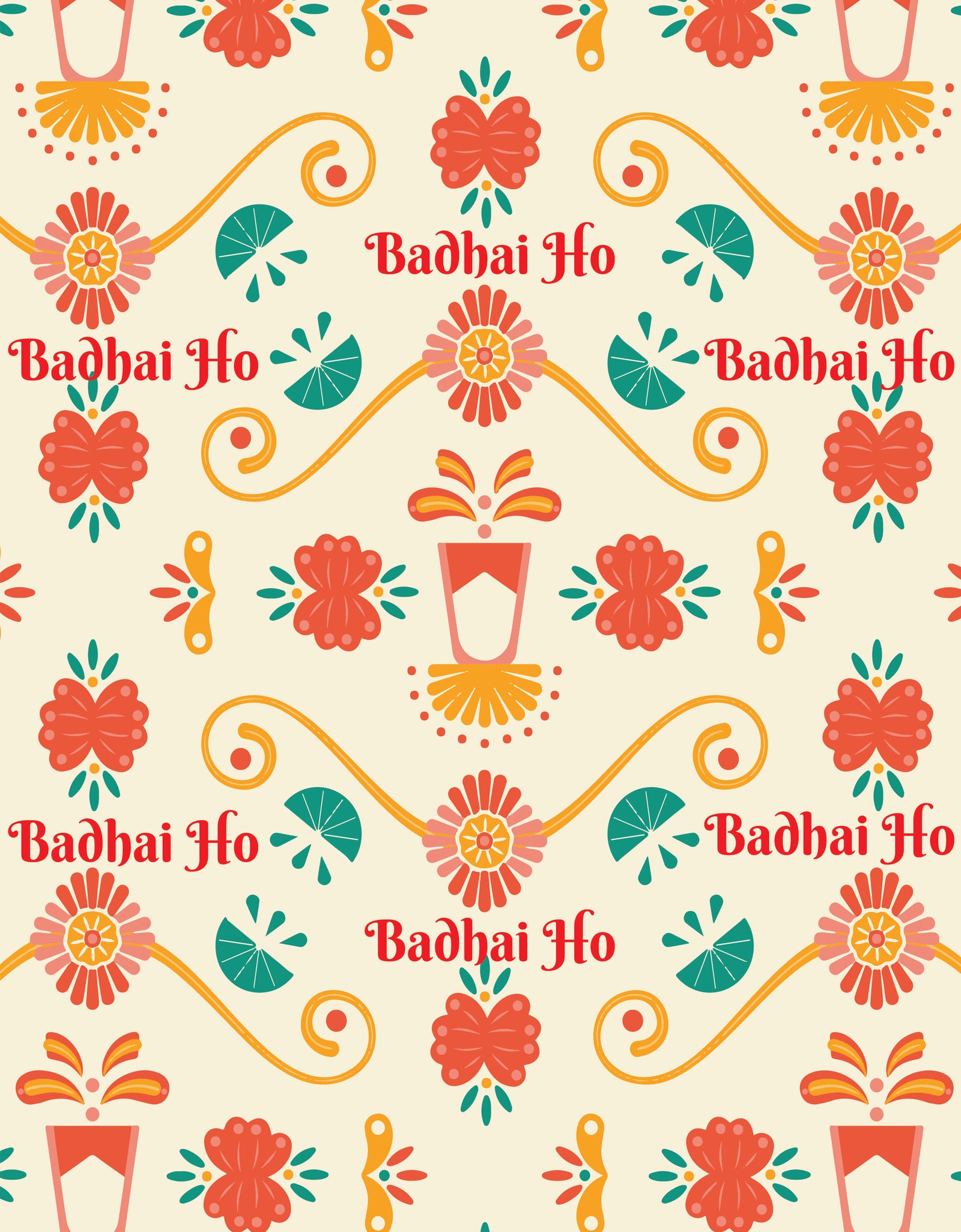 Wrapping Paper Badhai ho